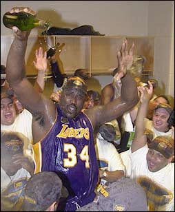 Lakers WORLD CHAMPS 2001!!!
